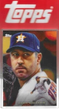 2022 Topps Game Within The Game #12 JUSTIN VERLANDER Astros by Paul Jennis