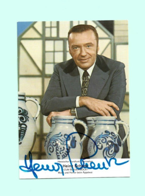 Heinz Schenk (2014 ) Autogrammkarte 10x15 original Autogramm