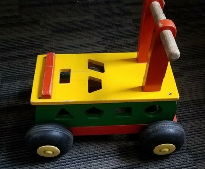 wooden ride on toy