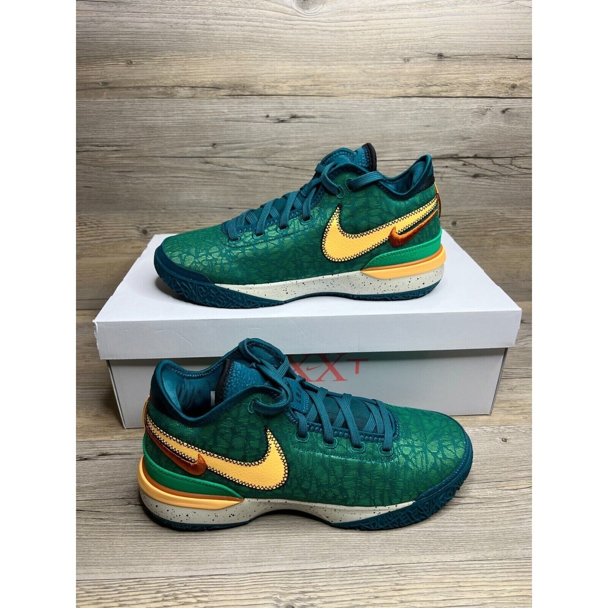 Nike Zoom LeBron NXXT Gen Mens Size 13 Geode Teal Melon Tint