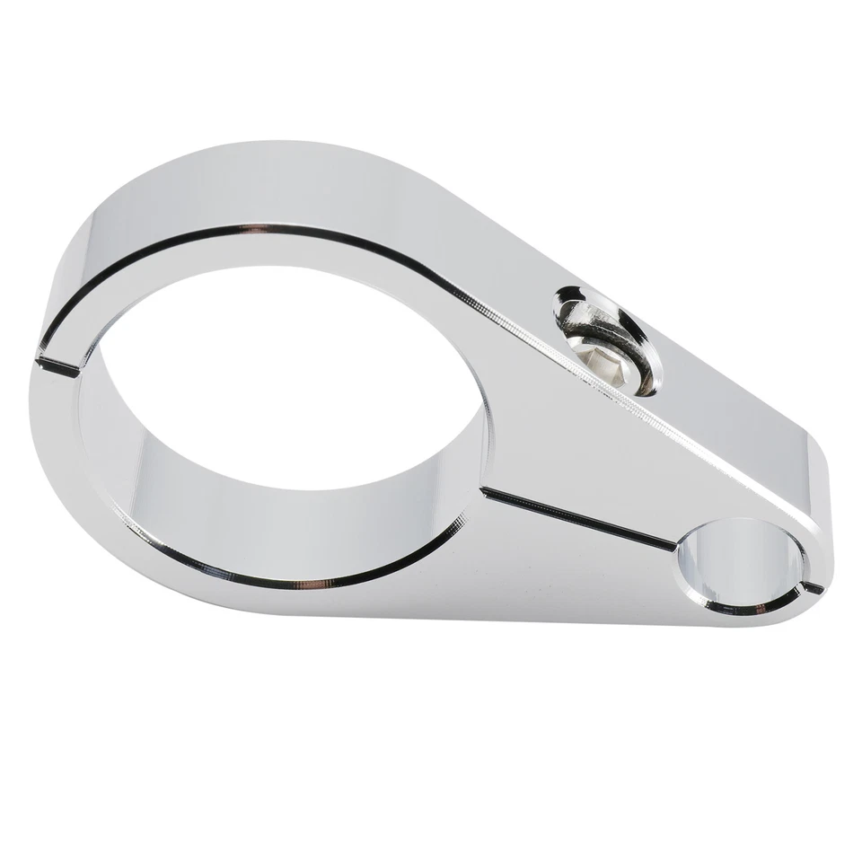 Зажим тормозной магистрали троса дроссельной заслонки руля или рамы 1,25 дюйма для Harley Yamaha Honda - Изображение 4 из 4