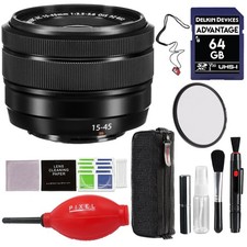 Fujifilm XC 15-45mm f/3.5-5.6 OIS PZ Lens w/ Accessory Kit  Fuji XC 15-45mm