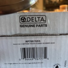 Delta Faucet 5-Setting Raincan Shower Head, Brushed Nickel, RP78575SS, New 