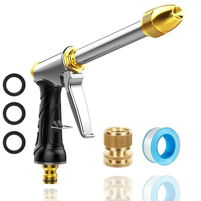 #ad #ad Heavy garden hose nozzle adjustable spray mode high pressure rotary spray g... $40.26