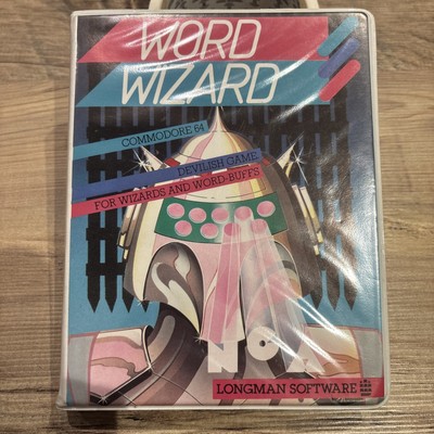 Commodore 64 C64 Spiel -- WORD WIZARD (Longman) -- Tape Cassette 