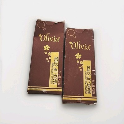 Olivia Instant Waterproof Makeup 2pk Shimmering Stick #05 TOUCH & GLOW Free Ship