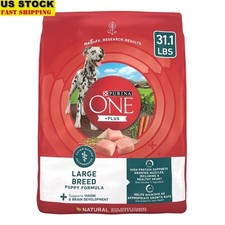 High Protein Dry Puppy Food Large Breed Chicken Glucosamine DHA 31.1lb health US 2.14 per pound