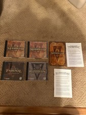Elder Scrolls III Morrowind Game PC CD ROM Lot Bethesda Bloodmoon Tribunal