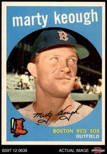 1959 Topps #303 Marty Keough Red Sox 7 - NM