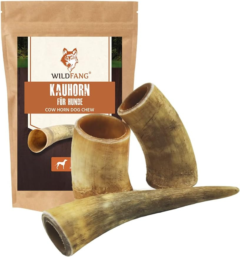 ® Corno Di Bovino Da Masticare, M – Giochi per Cani Indistruttibile per Masticat