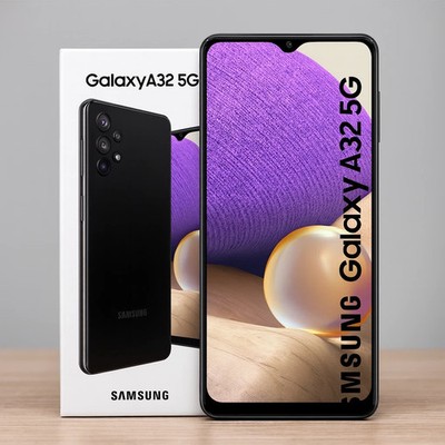 NEW Samsung Galaxy A32 5G Unlocked All Carriers 64GB Single SIM - Awesome Black