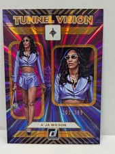 2025 Panini Donruss WNBA - Tunnel Vision Aja Wilson ORANGE LASER #rd 202/399