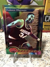 1993-1994 Topps Finest Hakeem Olajuwon Houston Rockets HOF Center #76 NBA
