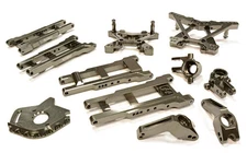 Billet Machined Grey Suspension Set for 1/10 Stampede 4X4 & Slash 4X4 (non-LCG)