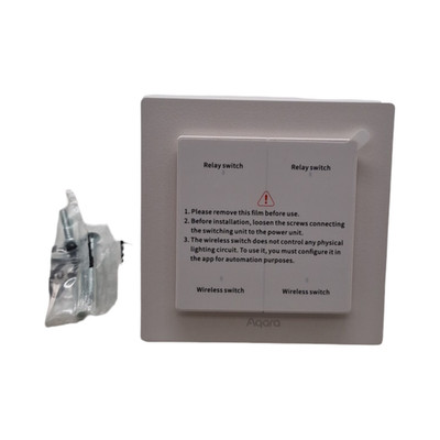 Aqara H2 EU Lichtschalter 4 Tasten 2 Kanäle smart Thread Zigbee Alexa