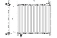 Valeo KüHler WasserküHler Aluminium FüR Land Rover Range 3.0 D 4X4 4.4