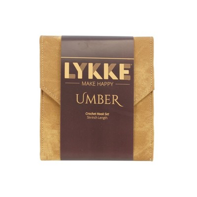 Lykke Driftwood 6 inch Crochet Hook Set (Umber Case)