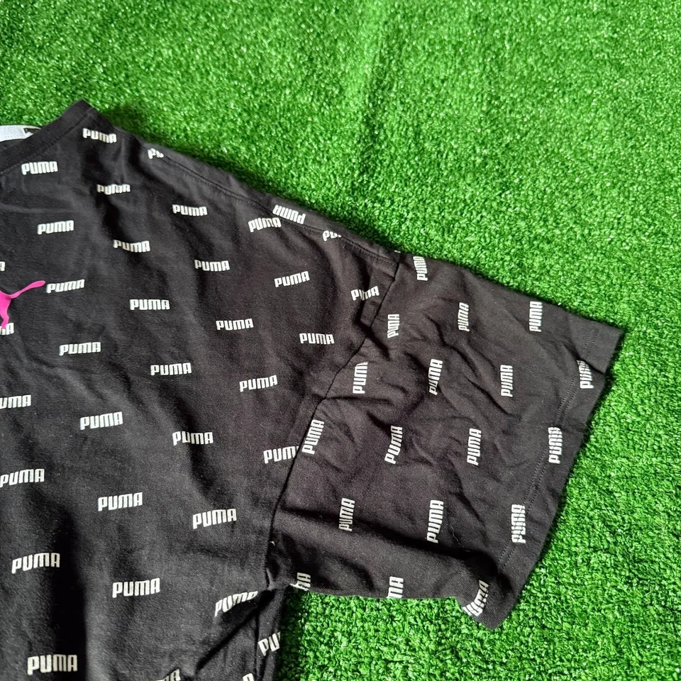 Camiseta Top Puma Manga Corta Cuello Redondo Estampado Completo Talla XL Foto 4 de 4