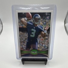 2012 Topps Russell Wilson Rookie #165 Seattle Seahawks Football Card. rookie card picture