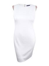 Tommy Hilfiger Women's Sequined-Sleeve Sheath Dress