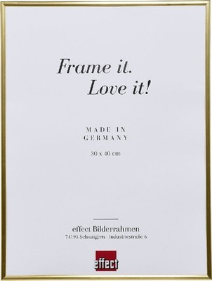 Art effect Puzzlerahmen Acrylglas Gold 60 x 86 cm für Wandaufhängung