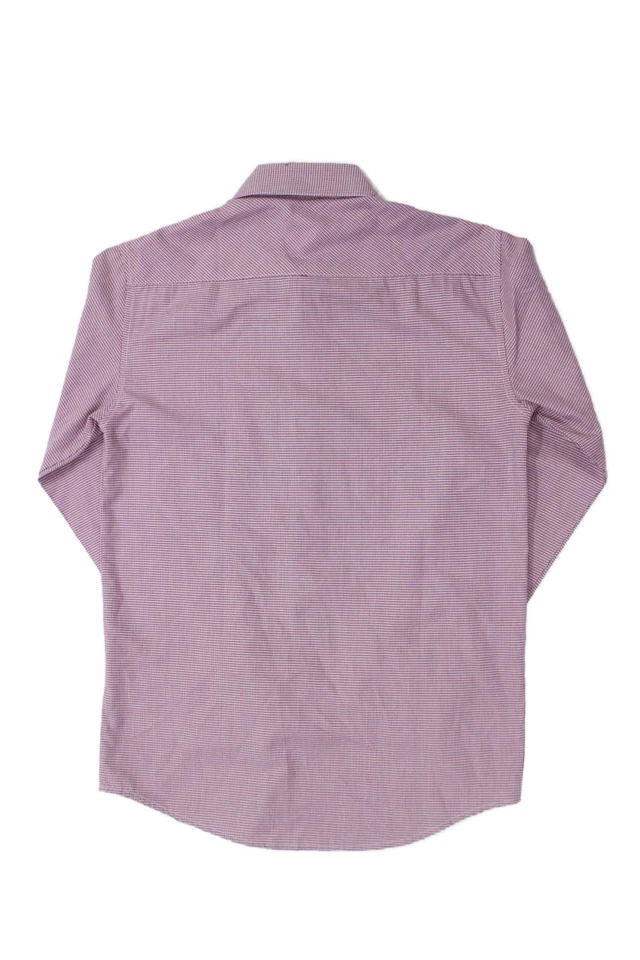 Camisa de Vestir Appaman Niños Niños Estampado Pata de Gallo Rojo Algodón Talla 14 Foto 2 de 4