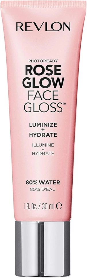 REVLON Photoready Rose Glow Face Gloss Luminize & Hydrate NEW base 30mL - Image 4 of 4