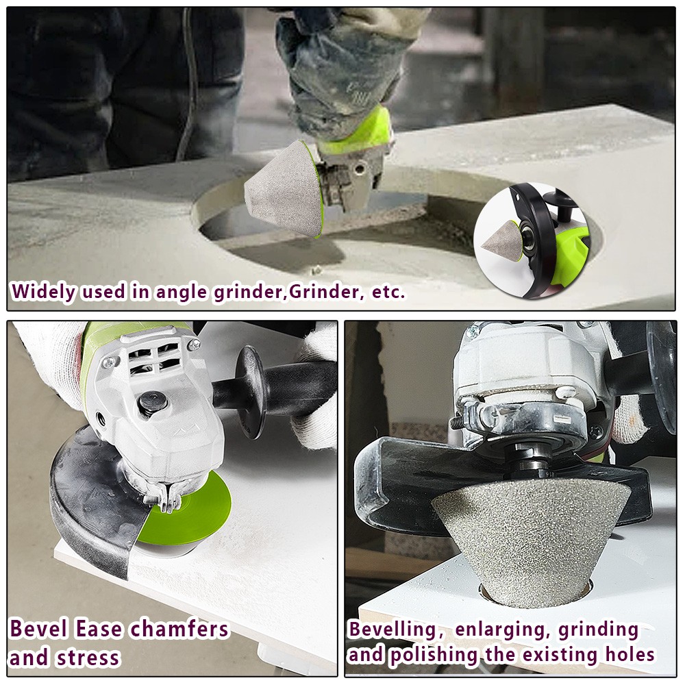 SHDIATOOL 9pcs/box Diamond Vacuum brazed Drill Bits for Marble Ceramic Tile