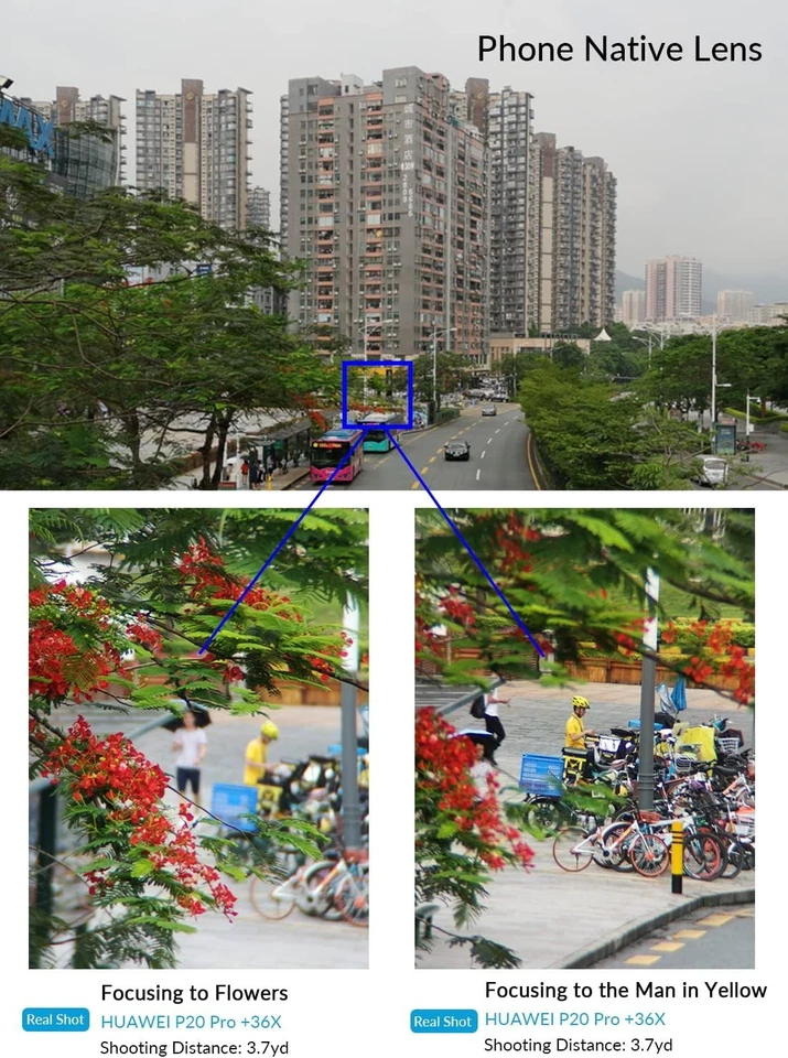 Apexel HD 36X Telephoto Lens for Mobile Phone with Tripod for iPhone Samsung - Image 3 of 4