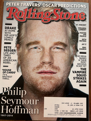 Rolling Stone Magazine Philip Seymour Hoffman Issue 1203 February 2014 Drake