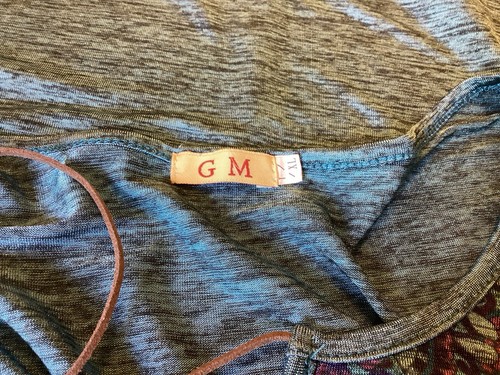 G M Dress Sleeveless Boho Elephant Print Size XL - Picture 4 of 7