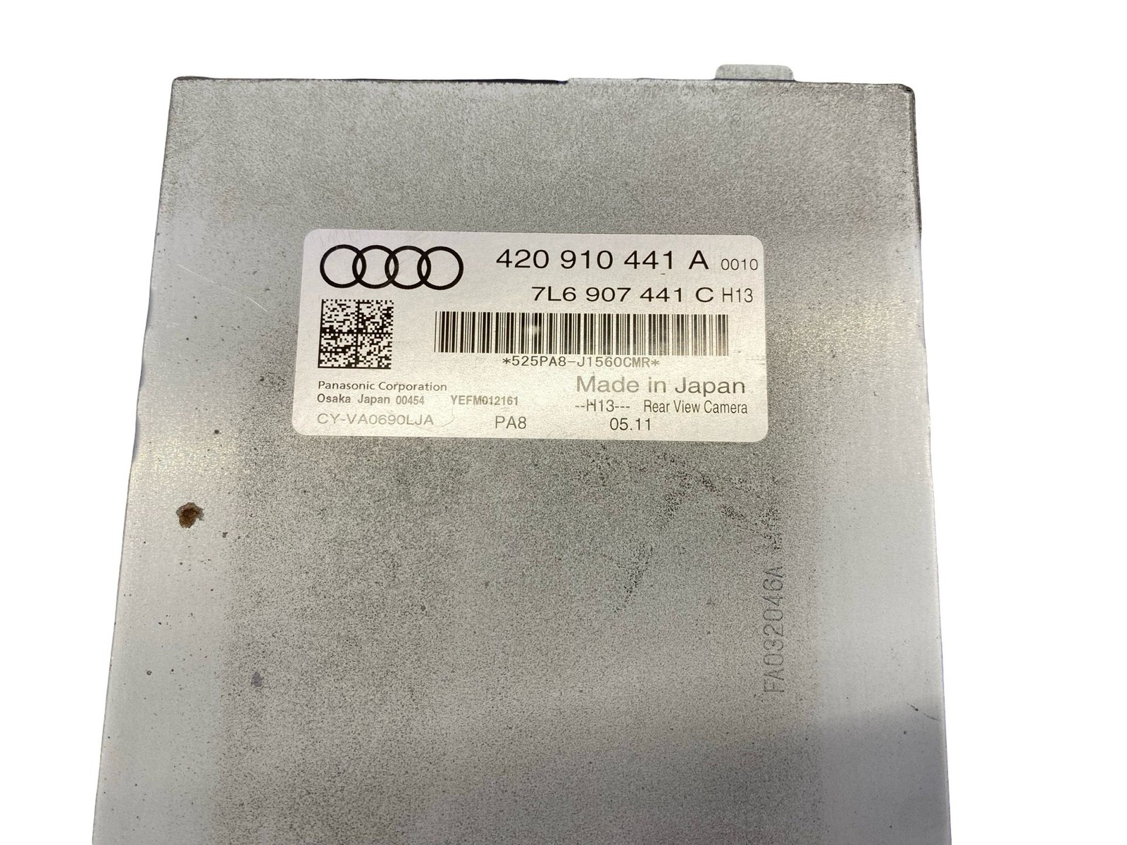 2012 Audi R8 v10 Oem Back up reverse camera control module unit 420910441a