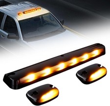 For 2007-2021 Chevy Silveradogmc 2500hd 3500hd Amber Led Cab Roof Marker Lights For 2007-2021 Chevy Silveradogmc 2500hd 3500hd Amber Led Cab Roof Marker Lights