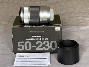 Fujifilm Fujinon XC 50-230mm F4.5- 6.7OIS Lens silver-immaculate condition-Boxed