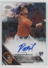 2016 Topps Chrome Rookie Auto Dariel Alvarez #RA-DA Auto y8h