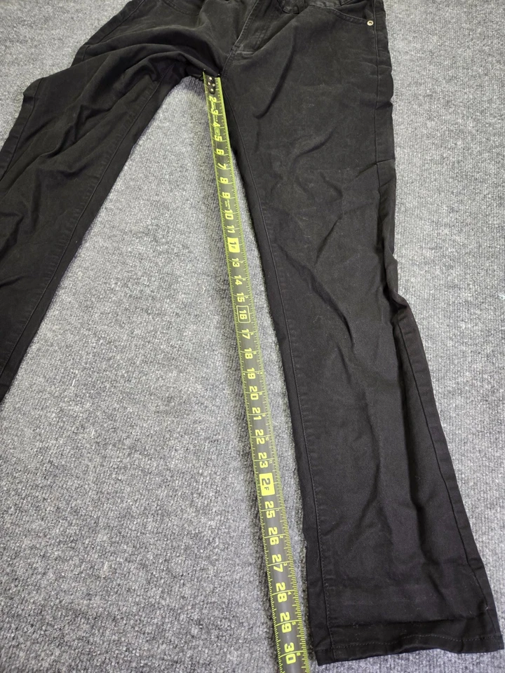 RVCA кинжалы брюки черный 32 Slim Fit эластичной саржи джинсы Skatewear - Изображение 3 из 4