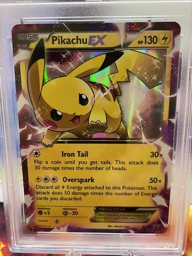 Pokemon Pikachu EX XY Black Star Holo Promo XY84 PSA 6