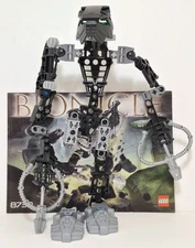 Lego Bionicle Toa Hordika Whenua Set 8738 & Manual - Missing 4 Parts No Canister
