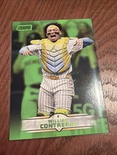 2025 Topps Stadium Club William Contreras Lime Green Parallel #150 Brewers