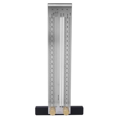 T Type Hole Ruler Scribing Gauge Woodworking Marking Tool With Auto Pencil