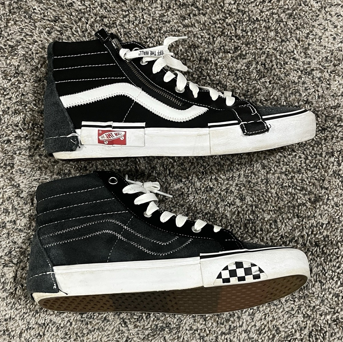VANS SK8-Hi Cap LX Vault Black True White | eBay