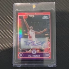 Topps 2006-07 Chrome Rookie Refractor Auto P.J. Tucker #170 Raptors