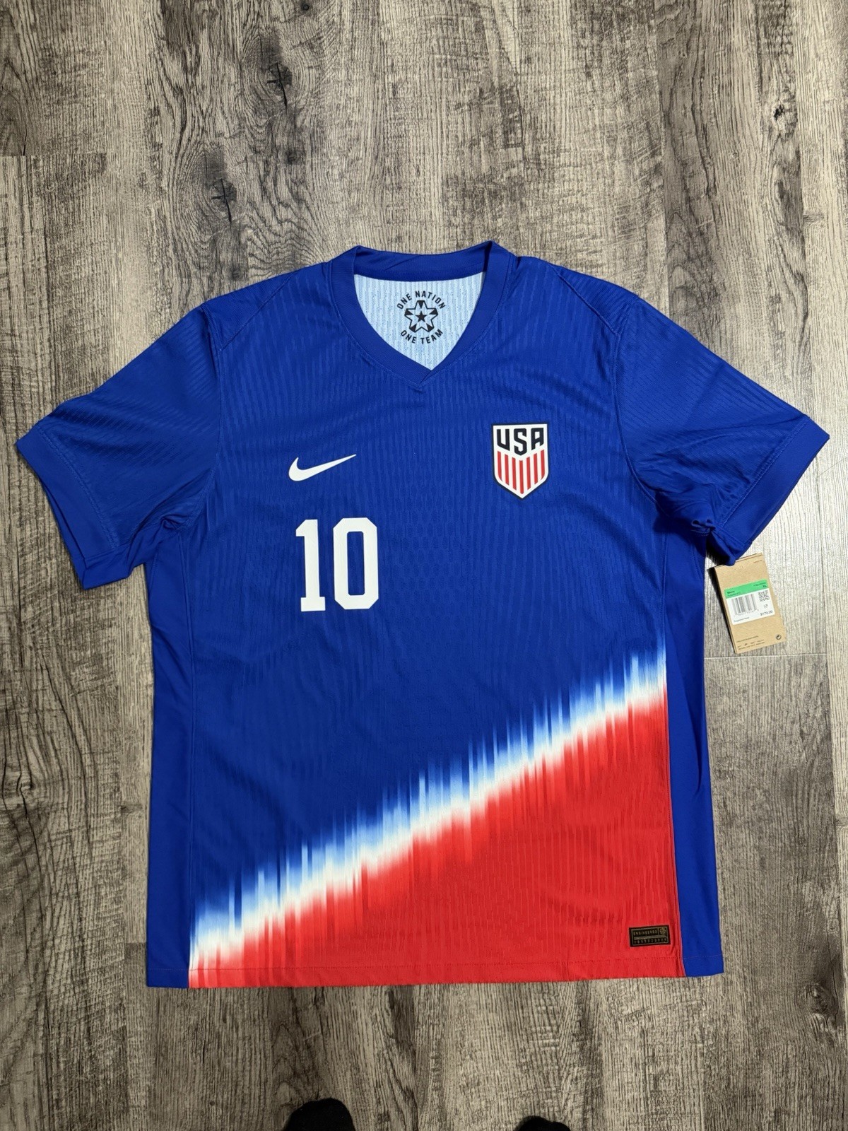 Christian Pulisic USMNT Soccer Nike DriFit ADV Away 2024 Jersey Sz XL FJ4264-417