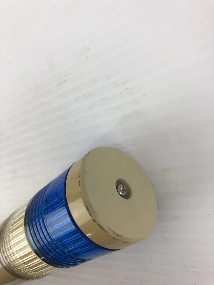 Patlite LCE Blue and Clear Signal Tower 24VAC/DC 50/60Hz 0.2A - Image 3 of 4