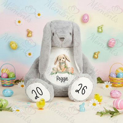Personalisierter riesiger ''Mein erstes Ostern'' Hase Teddy. Custom 1. Osterhase Plüsch