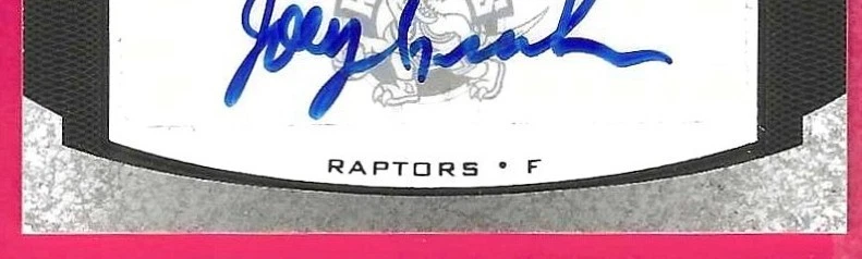 2005-06 Upper Deck SPAuthentic Signatures Joey Graham OSU Cowboys & Raptors - Image 4 of 4