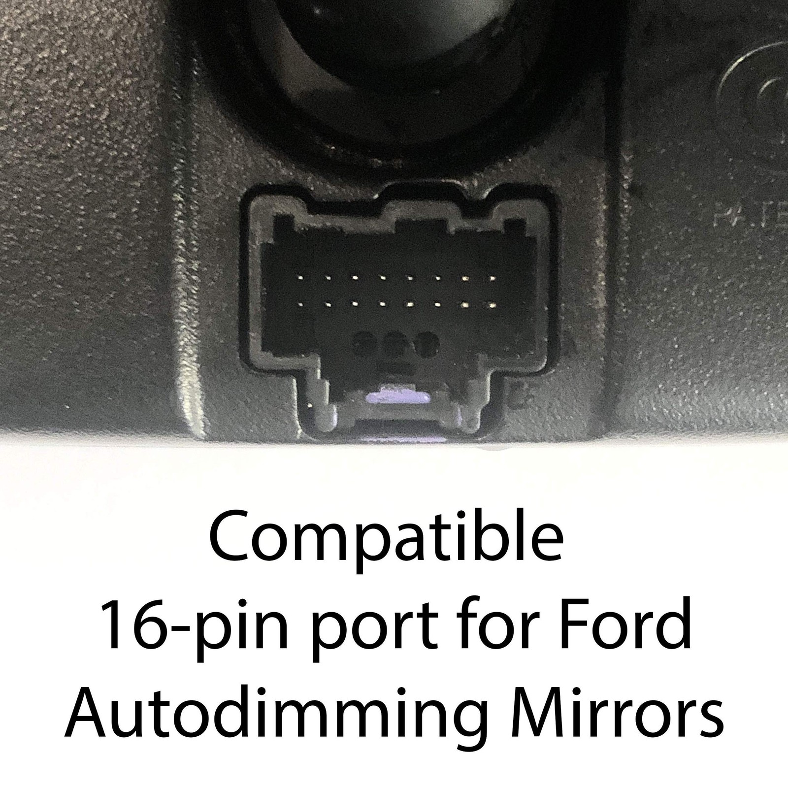 Dashcam Power Adapter (16-pin Type A) for Ford Vehicles. Compatible with Sele...