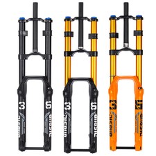Forcella pneumatica doppia corona 27,5/29 pollici mountain bike BOOST asse passante sospensione forcella