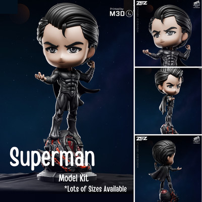 SUPERMAN - CHIBI Scale Model Resin Kit Figur unbemalt ungebaut Fan Art ZEZ