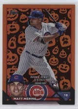 2023 Topps Update Rookie Debut Jack-O'-Lantern Foil Matt Mervis #US236 15t1